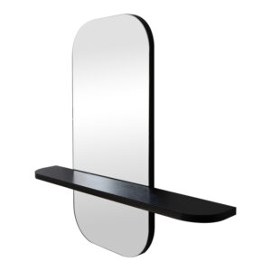 mirror Lunaria Argos The Classic black MDF 60x11.5x60cm