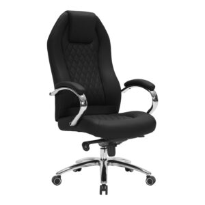 Manager's office chair Ionia Argos The Classic black PU 67x49.5x123cm