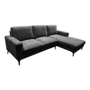 Left corner sofa Menande Argos The Classic anthracite fabric 248x173x89cm