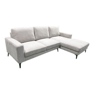 Left corner sofa Menande Argos The Classic ivory fabric 248x173x89cm