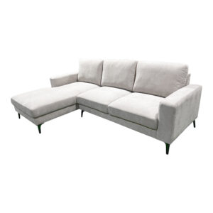 Right corner sofa Menande Argos The Classic ivory fabric 248x173x89cm
