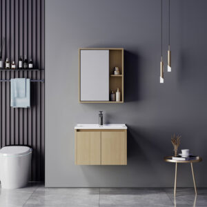 Chinky Argos The Classic oak countertop with sink and mirror