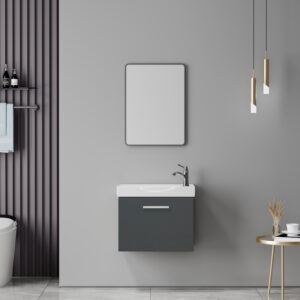 Renza Argos The Classic anthracite countertop with sink and mirror