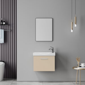 Renza Argos The Classic cappuccino countertop with sink and mirror
