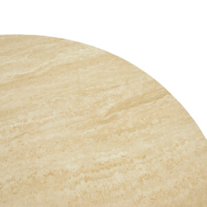 029 000444 3 Dining table Franzel Argos The Classic sintered stone in travertine look-mdf walnut D120x75cm