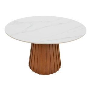 029 000445 2 Dining table Franzel Argos The Classic sintered stone in marble look-mdf in natural shade D120x75cm