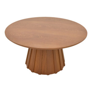 029 000446 2 Coffee table Franzel Argos The Classic mdf walnut D80x40cm