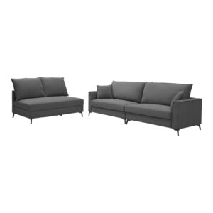 074 000098 2 Reversible corner sofa Almy Argos The Classic anthracite fabric 271x219x91cm