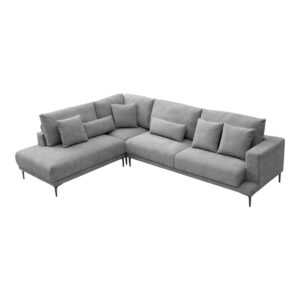 074 000099 2 Corner sofa Maliva Argos The Classic right corner grey fabric 280x210x100cm