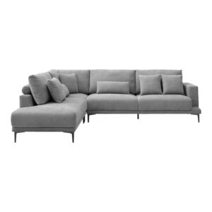074 000099 3 Corner sofa Maliva Argos The Classic right corner grey fabric 280x210x100cm
