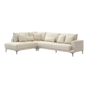 074 000100 1 Corner sofa Maliva Argos The Classic right corner beige fabric 280x210x100cm