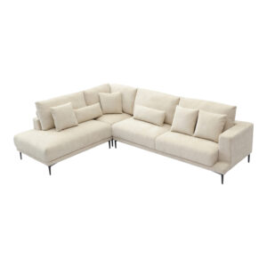 074 000100 2 Corner sofa Maliva Argos The Classic right corner beige fabric 280x210x100cm