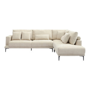 074 000102 3 Left corner sofa Maliva Argos The Classic beige fabric 280x210x100cm