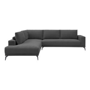 074 000104 3 Right corner sofa Selio Argos The Classic anthracite fabric 300x240x100cm