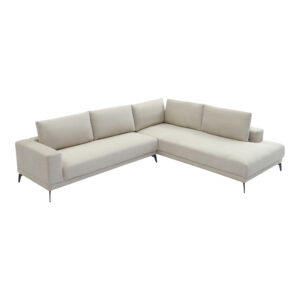 074 000105 2 Left corner sofa Selio Argos The Classic beige fabric 300x240x100cm