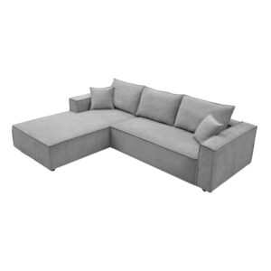 074 000111 2 Right corner sofa Maden Argos The Classic grey fabric 279x203x90cm