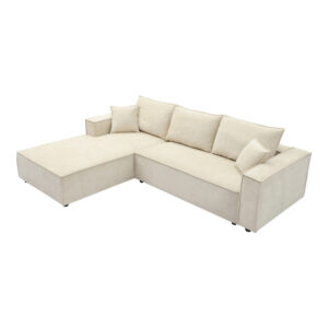 074 000112 2 Right corner sofa Maden Argos The Classic beige fabric 279x203x90cm
