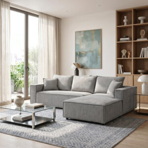 Left corner sofa Maden Argos The Classic grey fabric 279x203x90cm