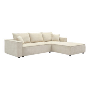 074 000114 1 Left corner sofa Maden Argos The Classic beige fabric 279x203x90cm