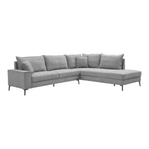 074 000117 1 Left corner sofa Zenqua Argos The Classic grey fabric 291x233x90cm