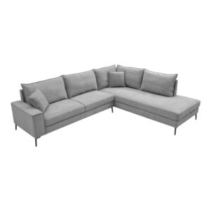 074 000117 2 Left corner sofa Zenqua Argos The Classic grey fabric 291x233x90cm