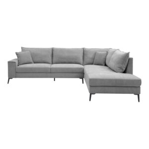 074 000117 3 Left corner sofa Zenqua Argos The Classic grey fabric 291x233x90cm