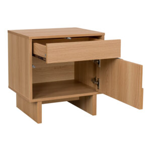 086 000027 2 Jenfia Argos The Classic mdf bed side table in natural shade 48x39x50.5cm