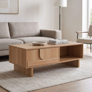 Jenfia Argos The Classic mdf coffee table in natural shade 110x55x38.5cm