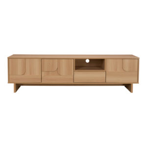 086 000030 3 Jenfia Argos The Classic mdf tv stand in natural shade 180x39x45.5cm