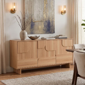 Jenfia Argos The Classic mdf buffet in natural shade 150x39x75.5cm