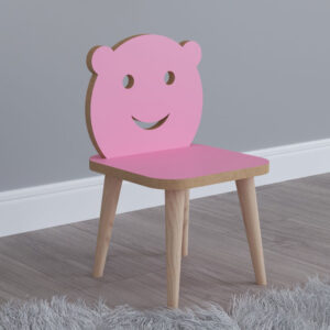120 000290 1 Jerry Argos The Classic children's chair pink-natural 30x30x52cm