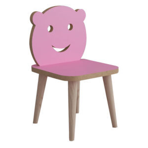 Jerry Argos The Classic children's chair pink-natural 30x30x52cm