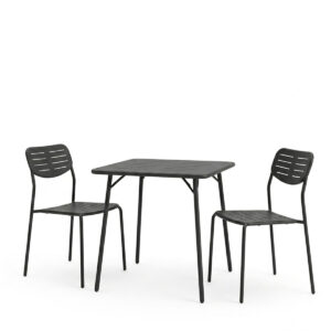 200 001691 1 Moraja Deraby I Argos The Classic set of 3 pieces black metal 70x70x73cm