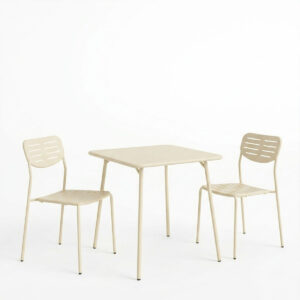 200 001694 1 Moraja Deraby I Argos The Classic set of 3 pieces cream metal 70x70x73cm