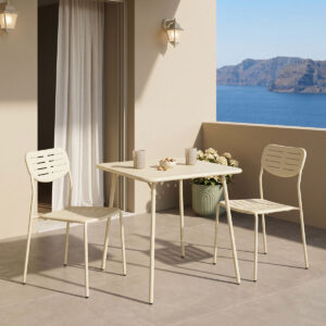 Moraja Deraby I Argos The Classic set of 3 pieces cream metal 70x70x73cm