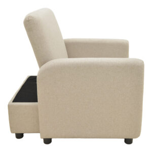 272 000007 3 Armchair-bed Flexa Argos The Classic beige fabric 85x92x84cm