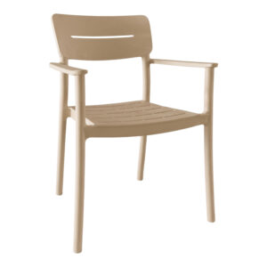 Armchair Pilma Argos The Classic cappuccino PP 57x54x82cm