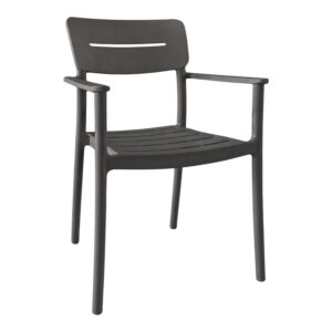 Armchair Pilma Argos The Classic anthracite PP 57x54x82cm