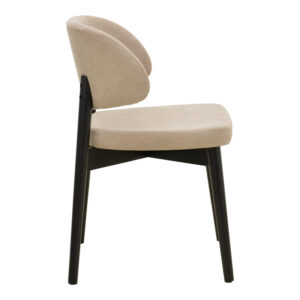 381 000017 2 Chair Siena Argos The Classic beige fabric black rubberwood 48x50x81cm