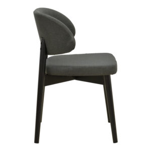 381 000018 2 Chair Siena Argos The Classic black fabric and rubberwood 48x50x81cm