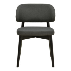381 000018 3 Chair Siena Argos The Classic black fabric and rubberwood 48x50x81cm