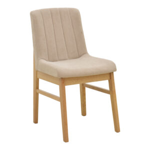 Chair Dalby Argos The Classic beige fabric sonoma rubberwood 50x45x85.5cm