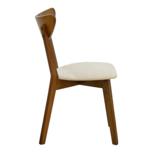 381 000022 2 Chair Canon Argos The Classic wlanut rubberwood with ecru fabric 43x52x83.5cm