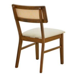 381 000023 1 Chair Raffles Argos The Classic walnut rubberwood with pe rattan and ecru fabric 47x48x83.5cm