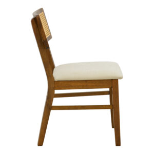 381 000023 2 Chair Raffles Argos The Classic walnut rubberwood with pe rattan and ecru fabric 47x48x83.5cm