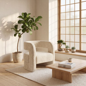 393 000038 1 Armchair Coconda Argos The Classic beige fabric 63x68x71cm