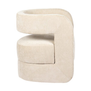 393 000038 3 Armchair Coconda Argos The Classic beige fabric 63x68x71cm