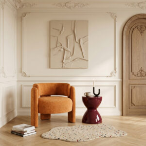 393 000039 1 Armchair Janko Argos The Classic amber fabric 67x78x71cm
