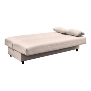 438 000002 2 Three seater sofabed Romina Argos The Classic with storege space brown fabric 180x75x85cm