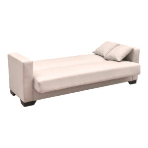 438 000005 1 Vox Sofa bed Argos The Classic three seater with storage space beige fabric 210x84x83cm
